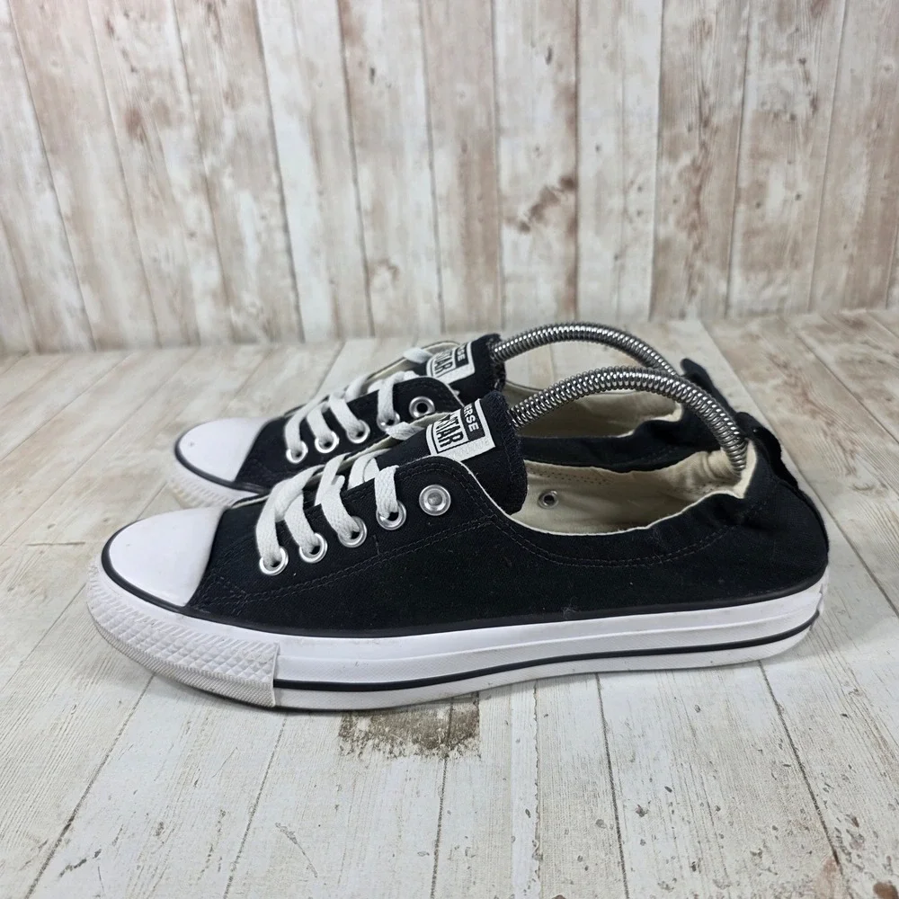 Converse Chuck Taylor All Star Shoreline Black Slip On Sneakers Womens 11 - Picture 4 of 8